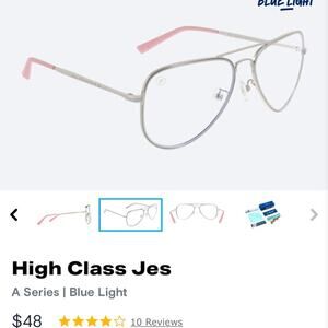 Blenders Blue Light Glasses, High Class Jes.  In new condition!